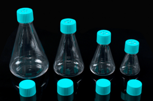 250ml erlenmeyer flask vent cap plain bottom petg rnase and dnase free sterile individually wrapped